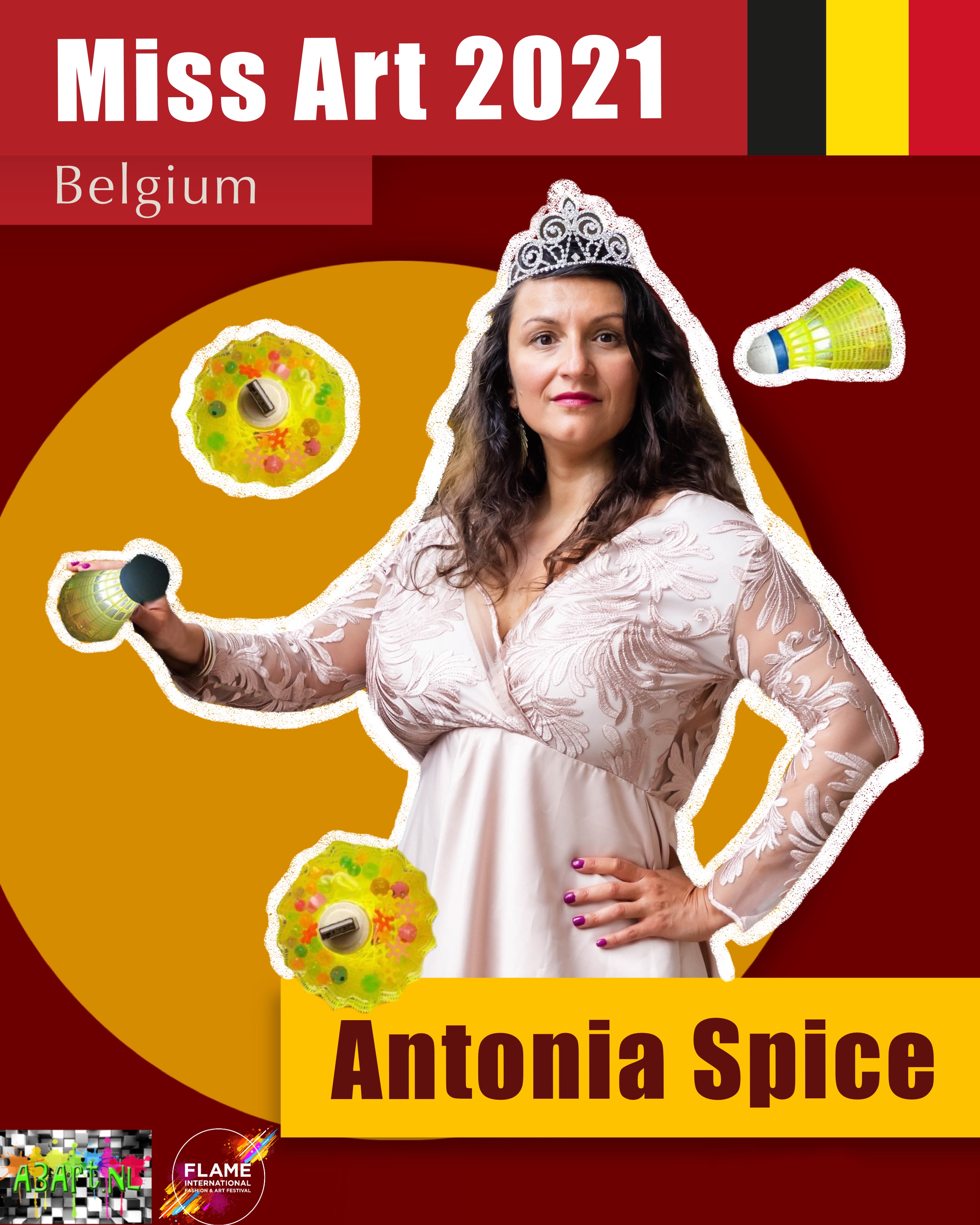 Antonia Spice Miss ART Belgium